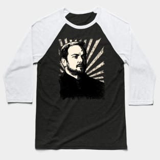 Crowley - King Of Hell - Portrait Baseball T-Shirt